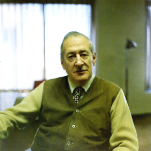 Vacchiano in his studio at Juilliard